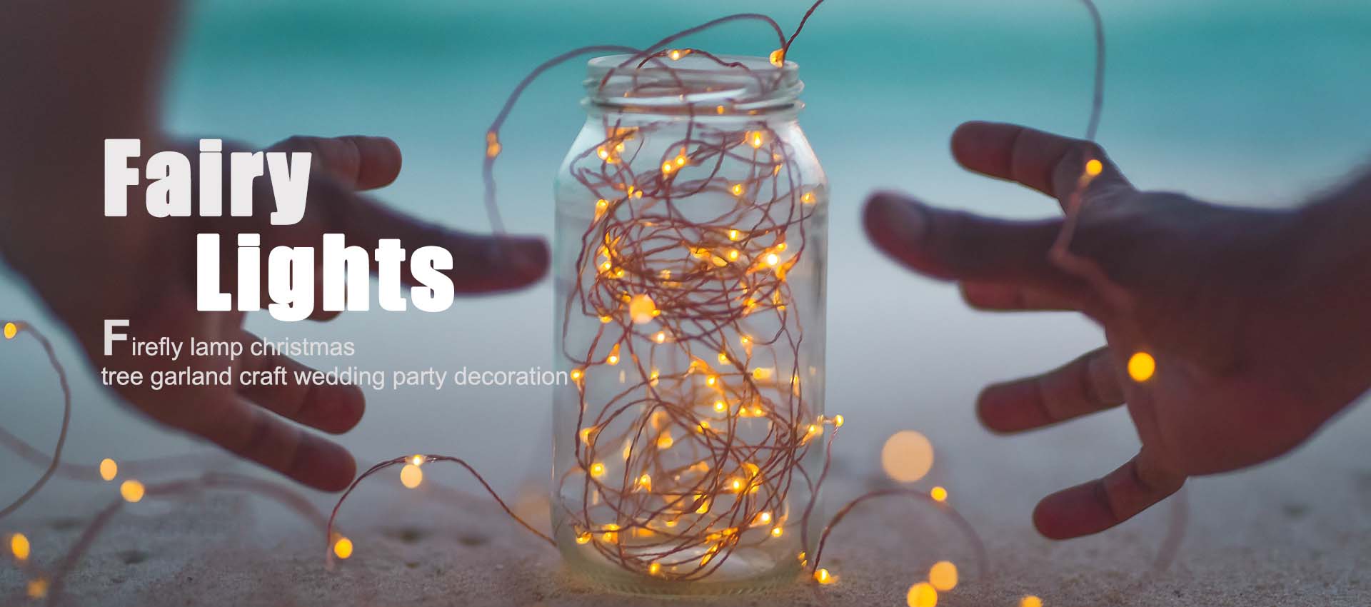 Solar Lantern Lights Banner